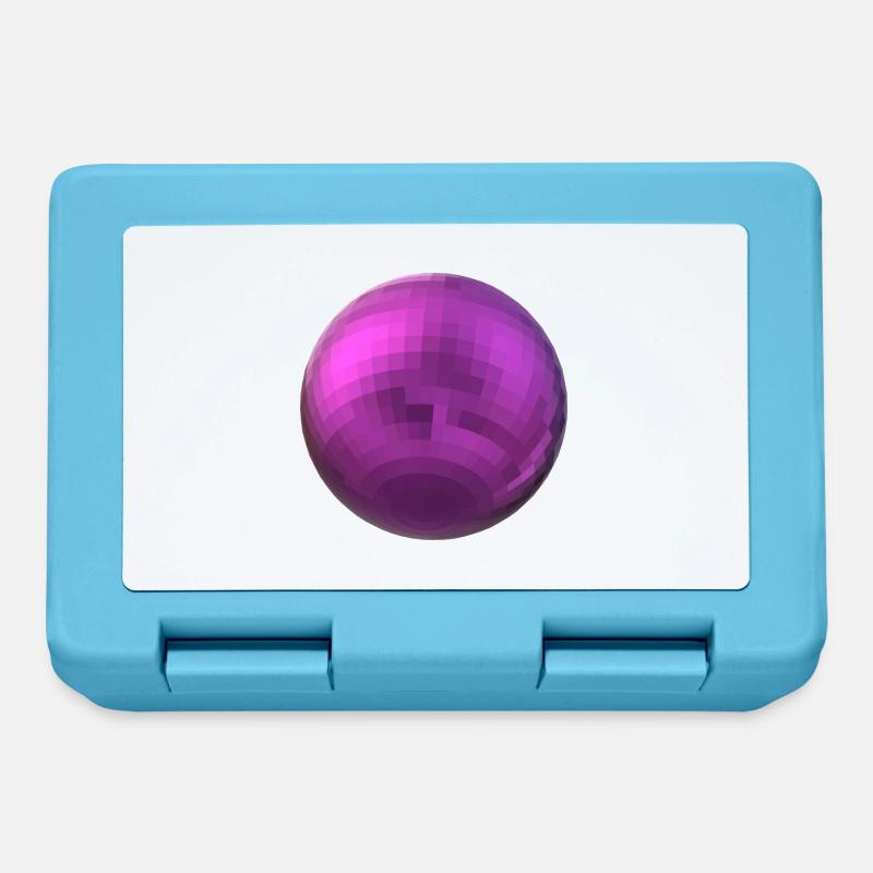 purple sphere - Lunchbox - sapphire blue