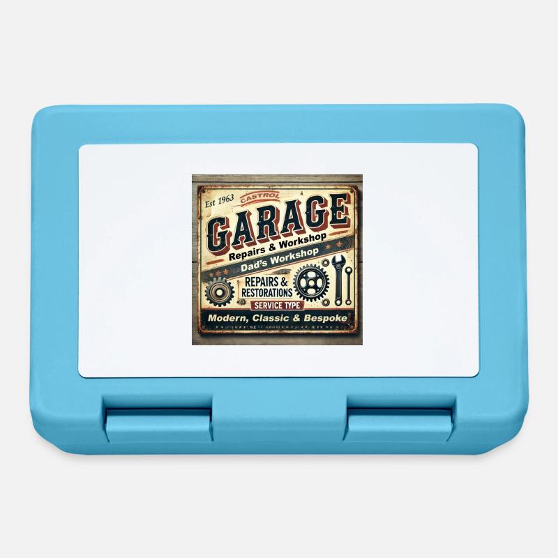 Dads Workshop - Lunchbox - sapphire blue