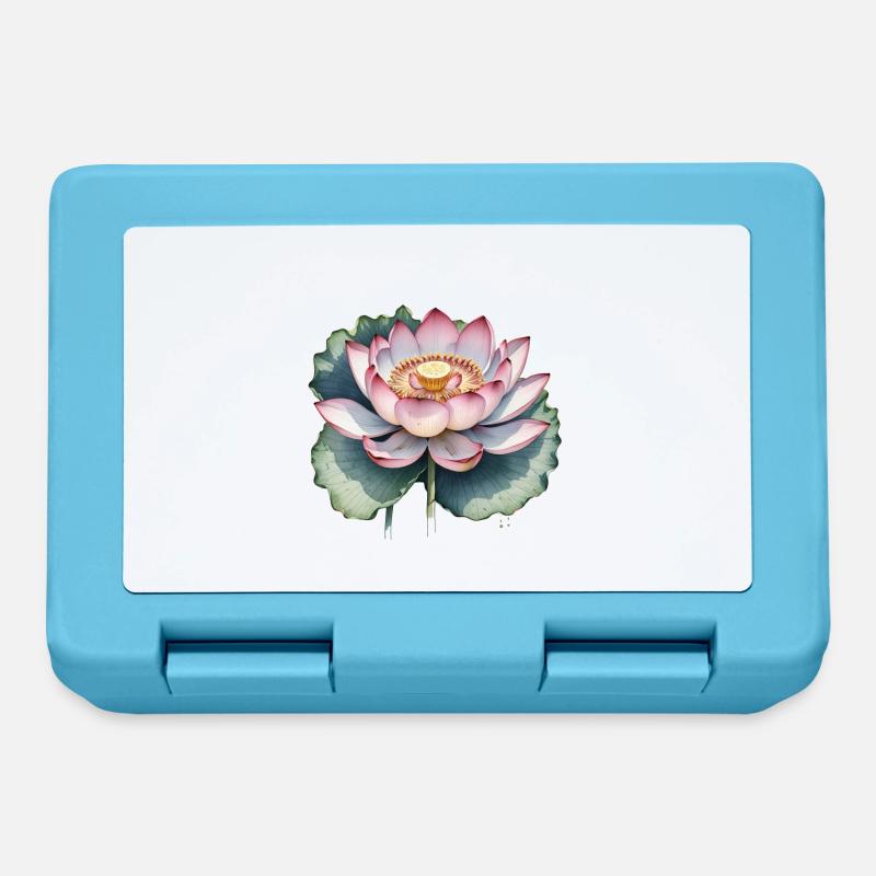 Flower Power - Boîte à goûter - bleu saphir