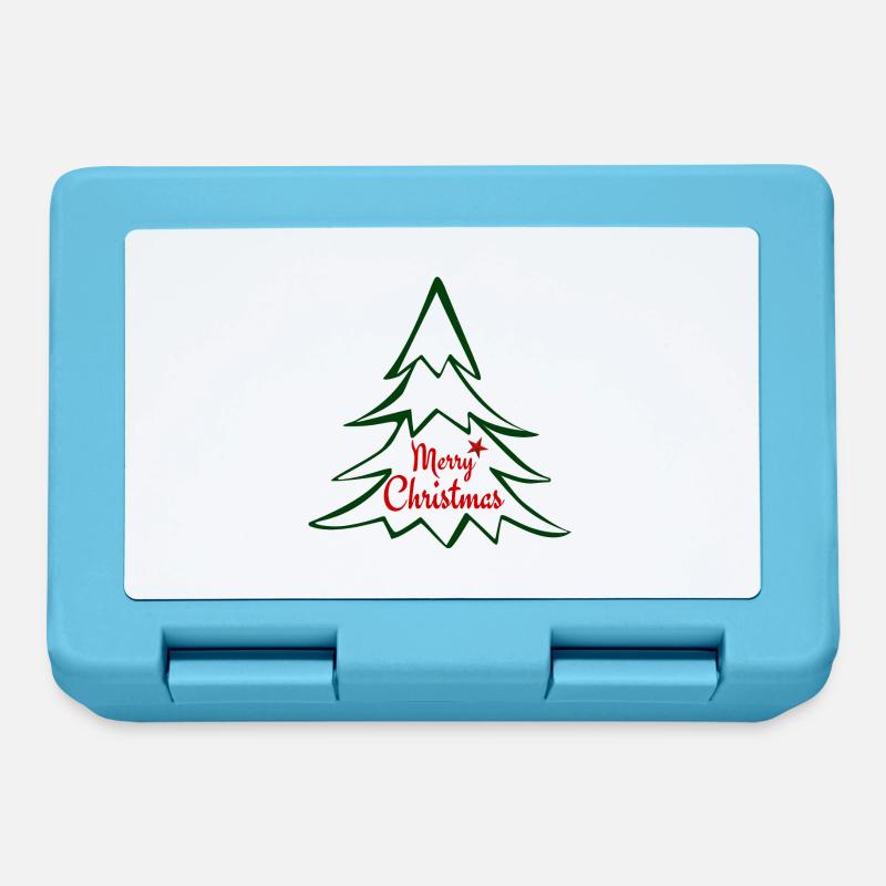 Christmas tree star - Brotdose - Saphirblau