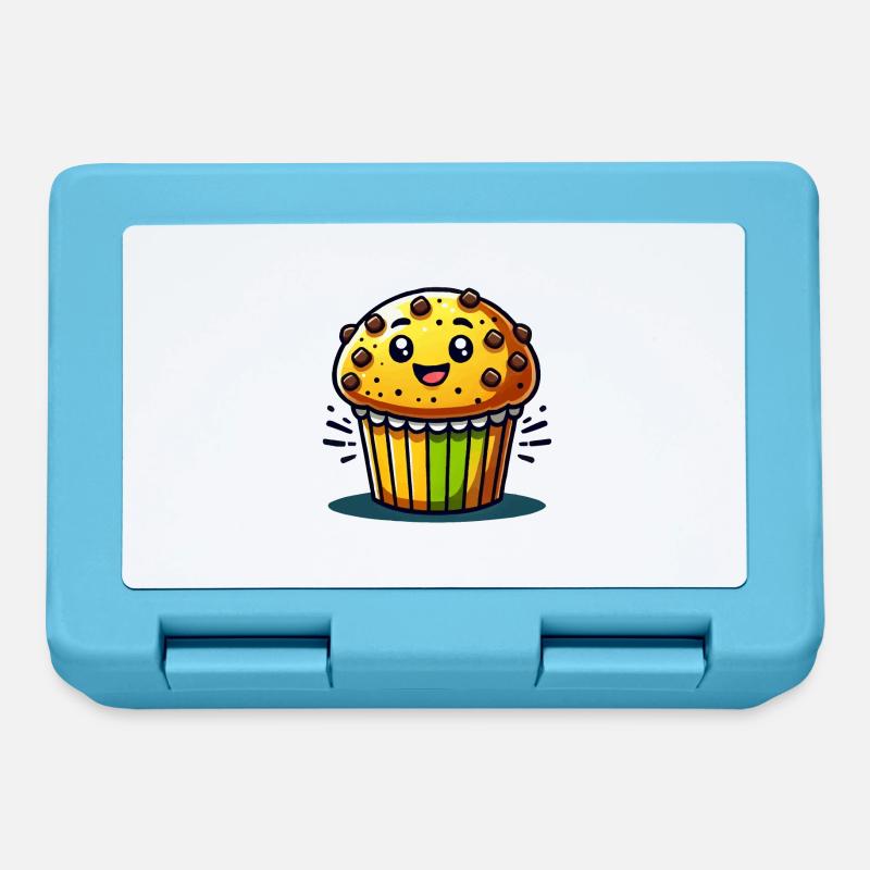 Muffin Comic - Brotdose - Saphirblau