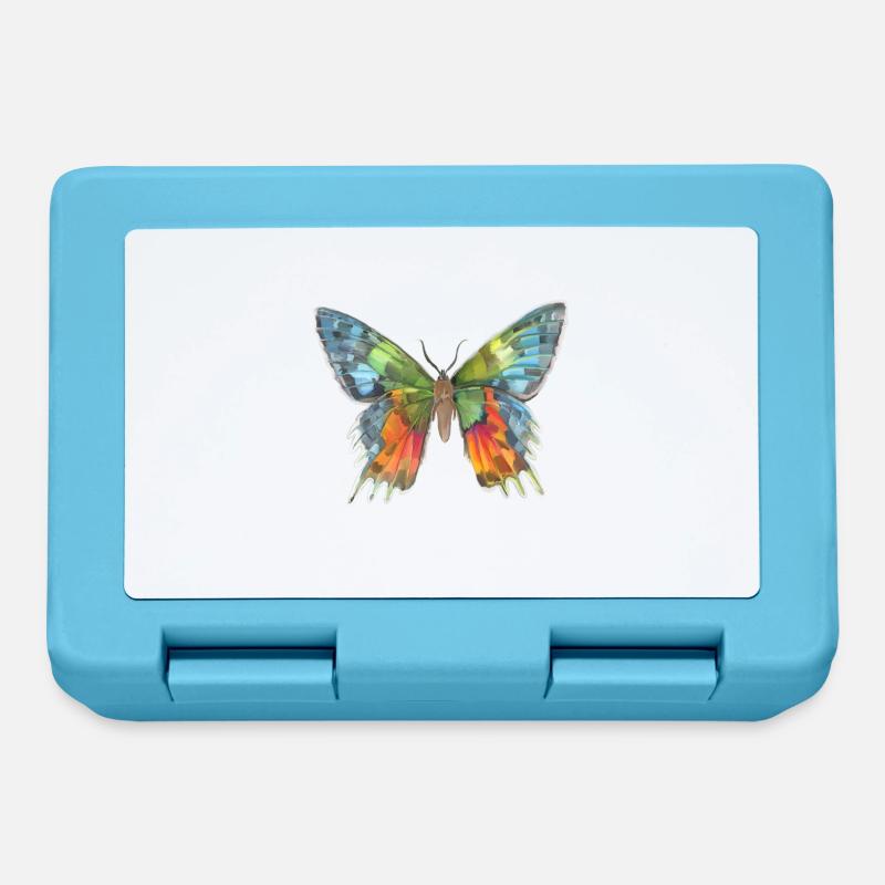 Butterfly - Lunchbox - sapphire blue