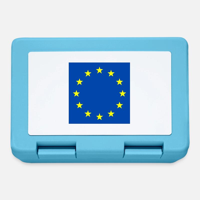Drapeau de l’Europe - Boîte à goûter - bleu saphir
