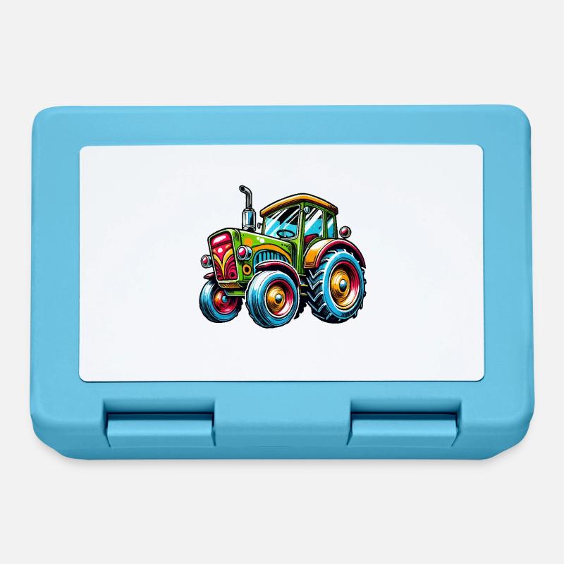 tractor - Lunchbox - sapphire blue