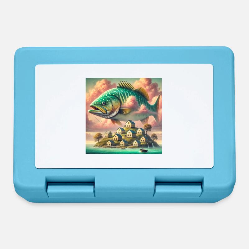 The Flying Fish - Lunchbox - sapphire blue