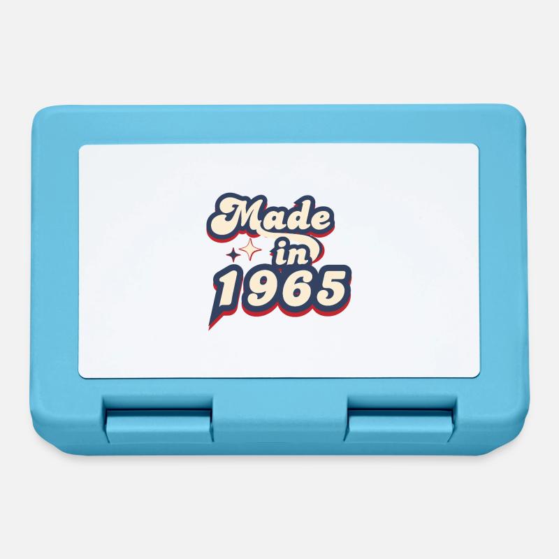 Made in 1965 retro - Boîte à goûter - bleu saphir