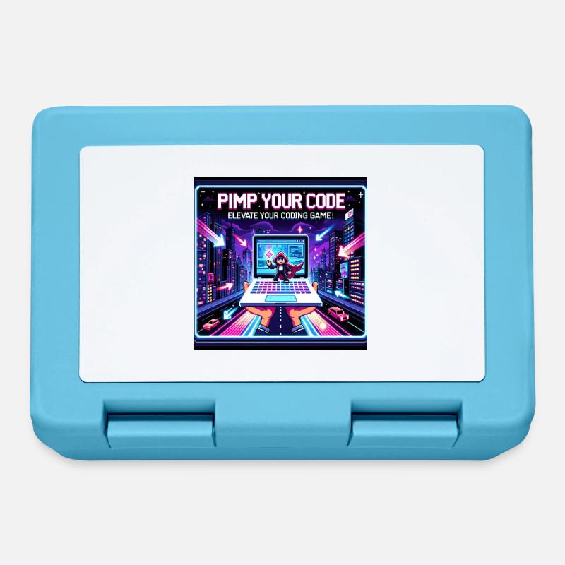 PimpYourCode - Boîte à goûter - bleu saphir