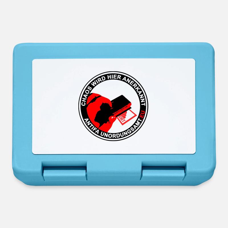 Antifa Disorder Office Stamp - Lunchbox - sapphire blue