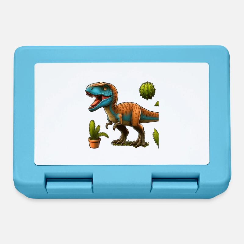Dinosaur - Giant Mammal - Boîte à goûter - bleu saphir