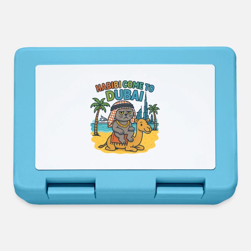 Dubaï - Boîte à goûter - bleu saphir