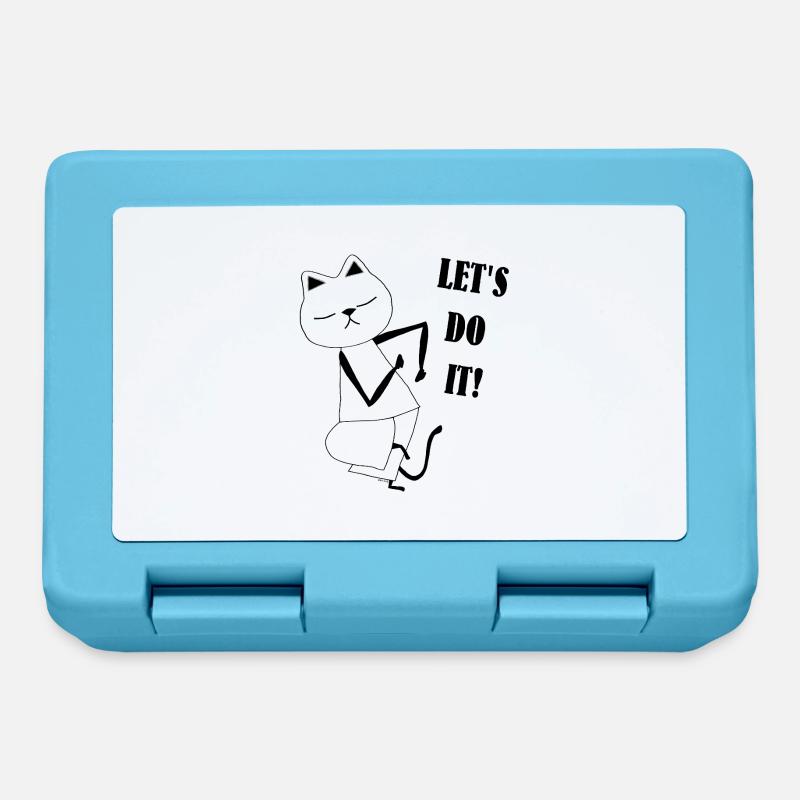 Nekochan Antonio: Let's do it ! - Lunchbox - sapphire blue