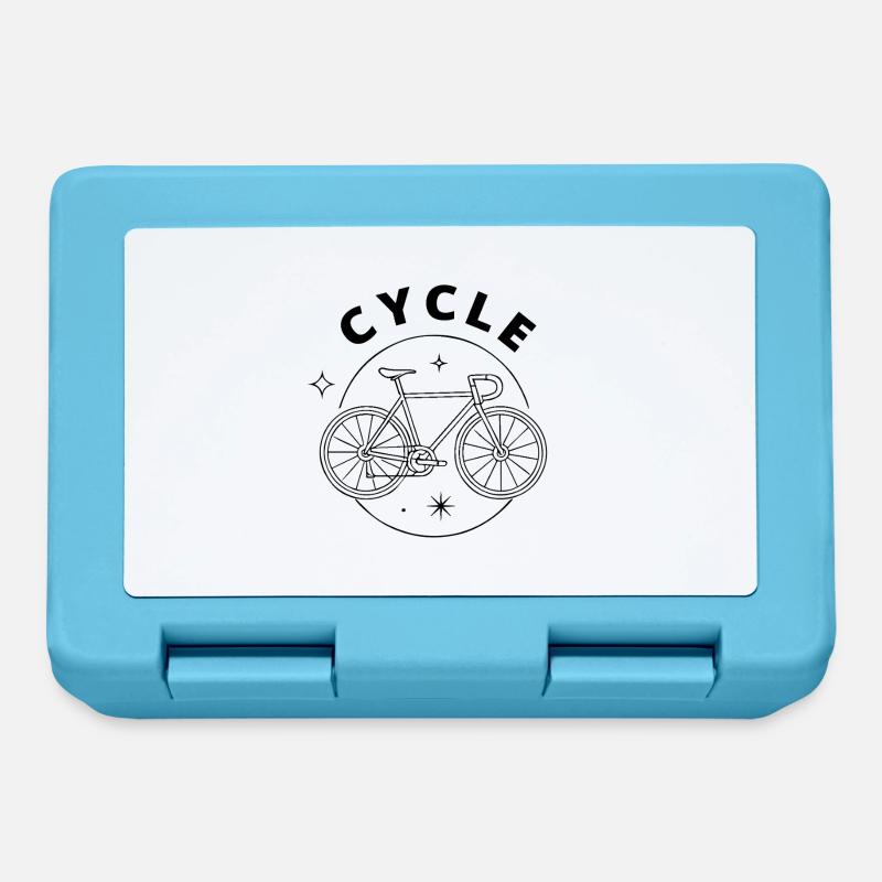 Vélo, Vélo - Boîte à goûter - bleu saphir