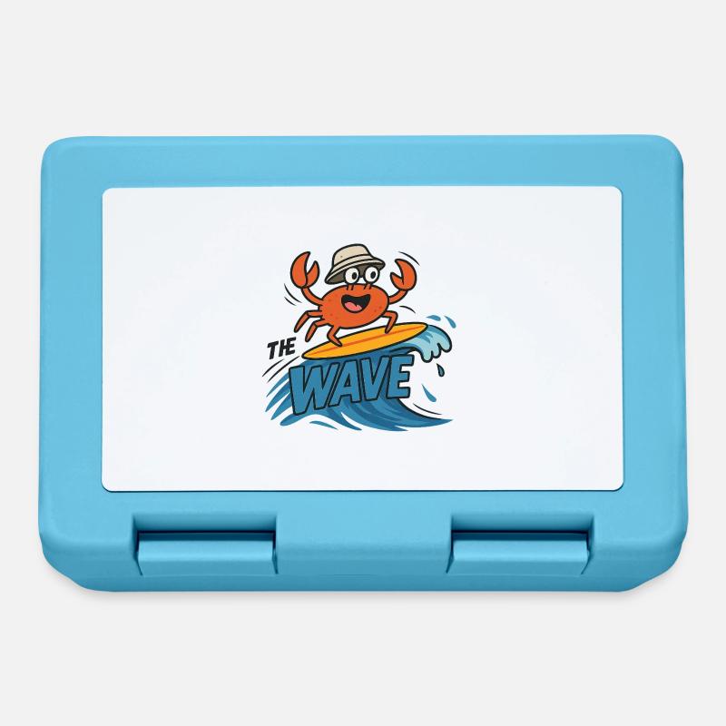 Surfer crab - Lunchbox - sapphire blue