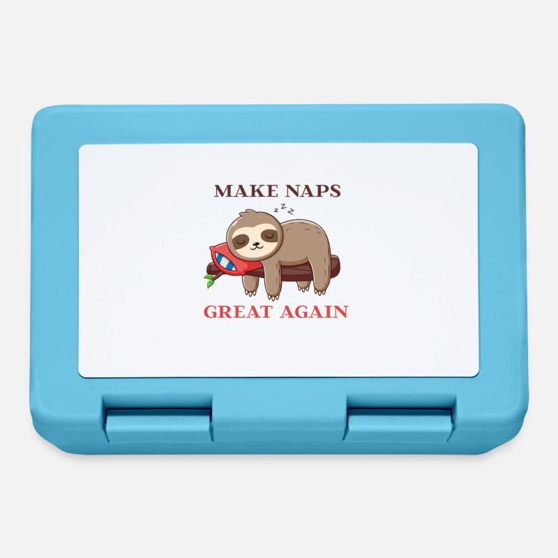 Make Naps Great Again - Lunchbox - sapphire blue