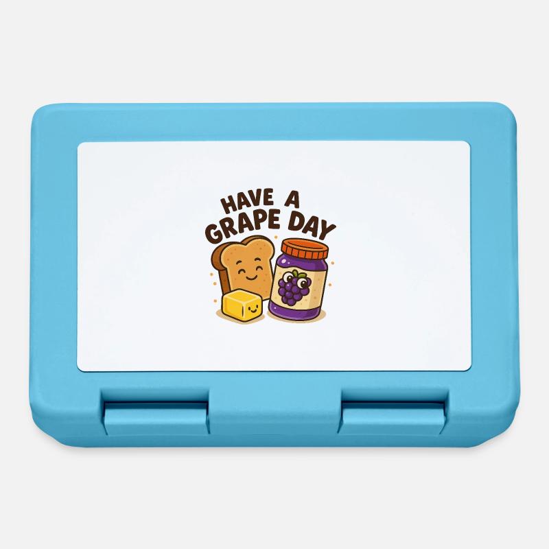 Have a grape day - Brotdose - Saphirblau