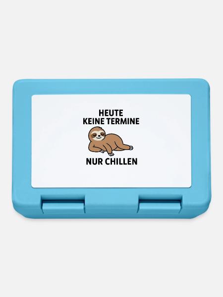Keine Termine - Brotdose - Saphirblau