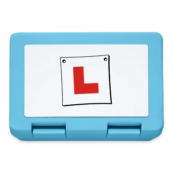 Learner Plate - Lunchbox - sapphire blue - Front
