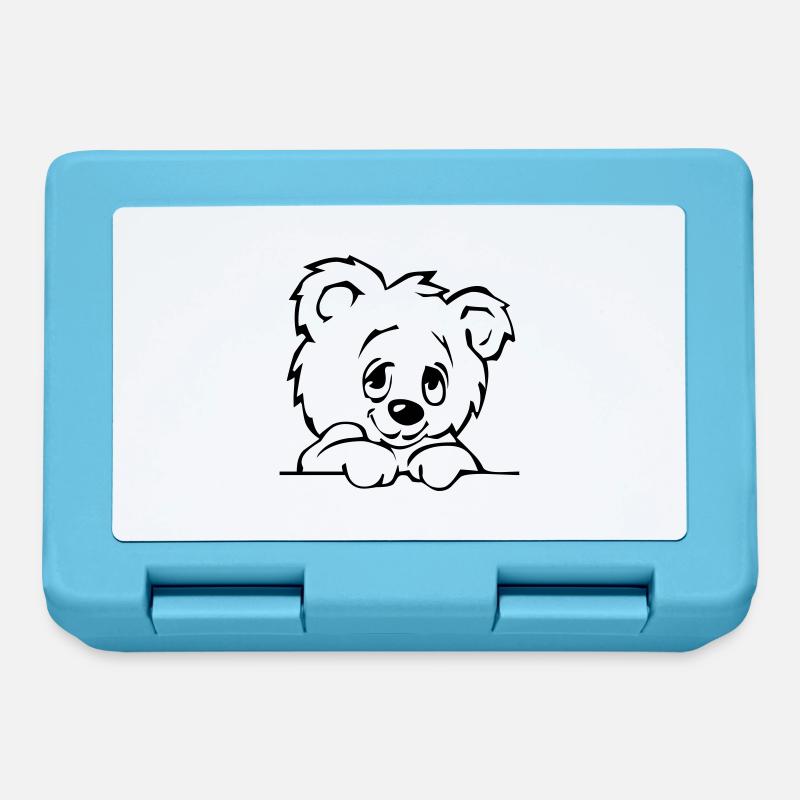 teddy3 - Lunchbox - sapphire blue