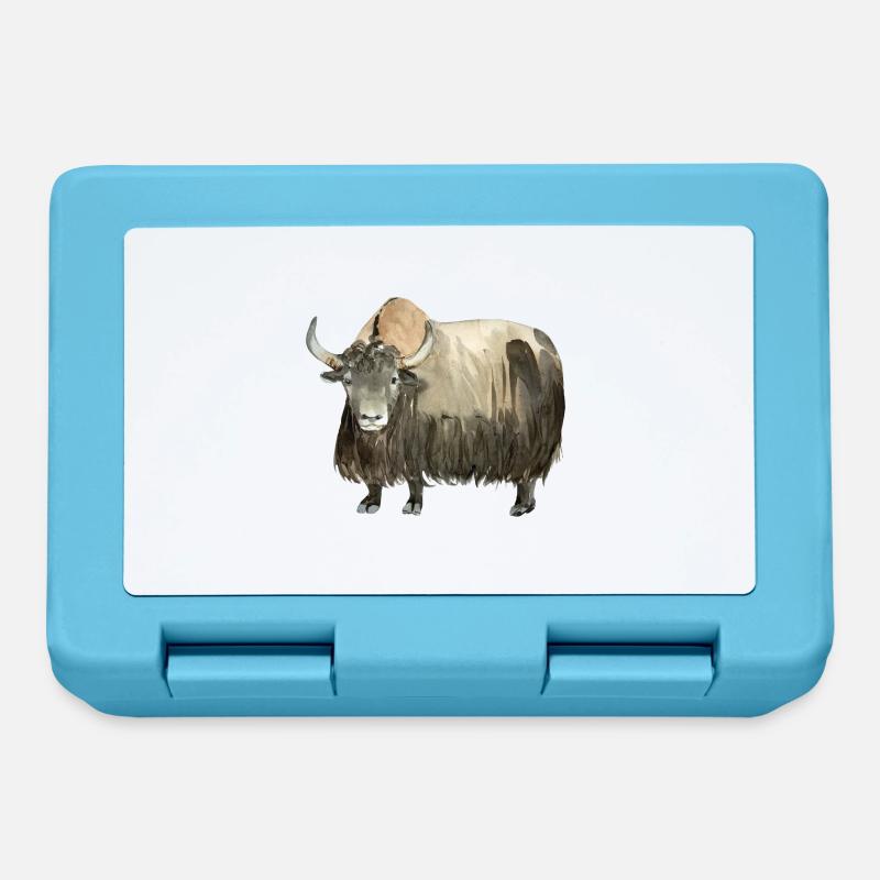 Yak - Boîte à goûter - bleu saphir
