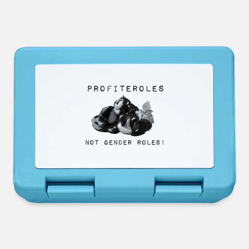 Profiteroles pas rôles de genre! - Boîte à goûter - bleu saphir