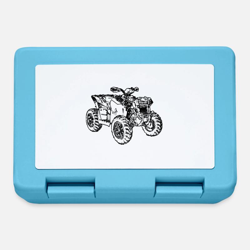 Scrambler Quad ATV - Boîte à goûter - bleu saphir