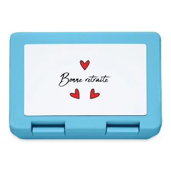 RETRAITE. RETRAITE. RETRAITEE. BONNE RETRAITE - Boîte à goûter - bleu saphir - Devant