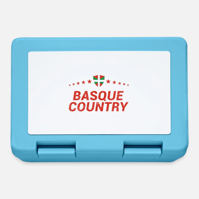 Pays basque - Boîte à goûter - bleu saphir