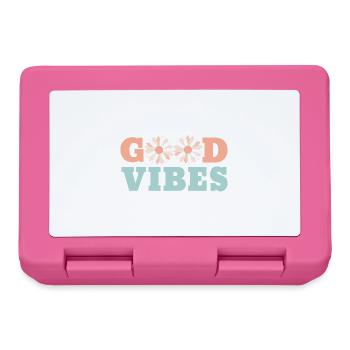 GOOD VIBES - Lunchbox - pink - Front