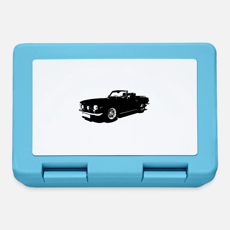 Roadster britannique Tr6 - Boîte à goûter - bleu saphir