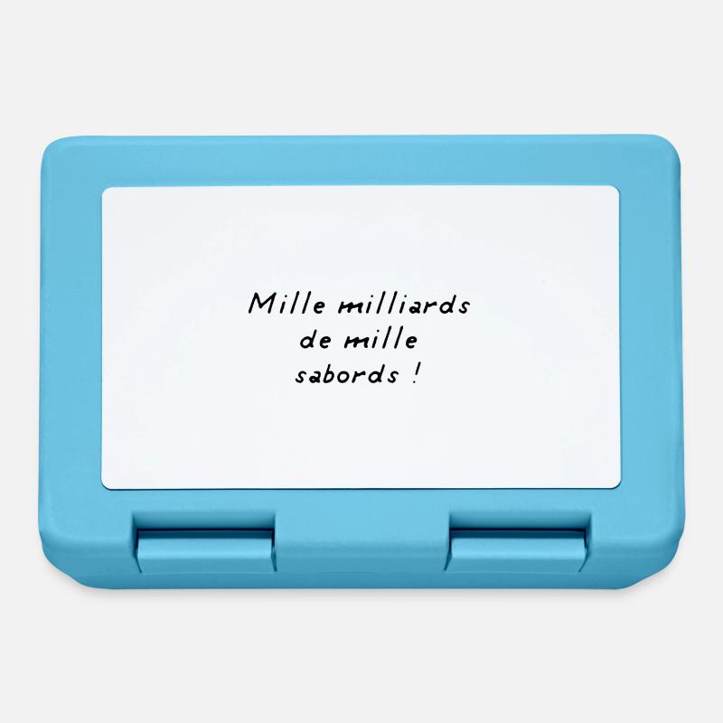 Mille Milliards de Mille Sabords ! BD - Boîte à goûter - bleu saphir