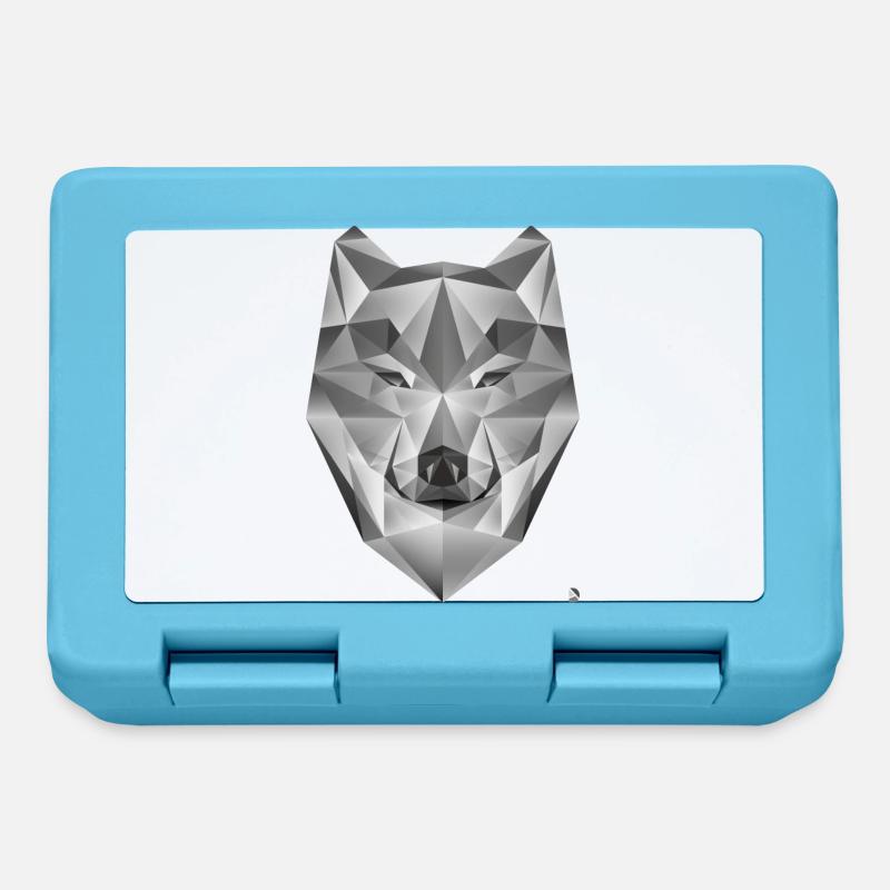 AD Grey Wolf - Boîte à goûter - bleu saphir