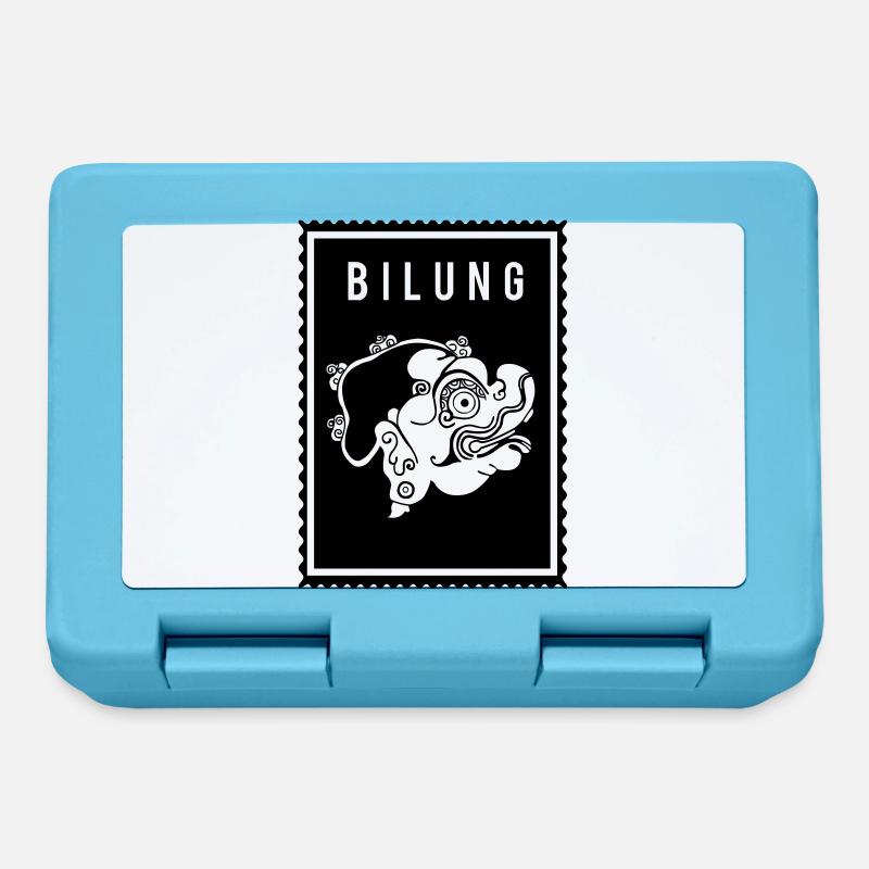 Bilung - Wayang - Boîte à goûter - bleu saphir