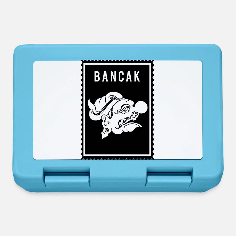 Bancak - Wayang - Boîte à goûter - bleu saphir