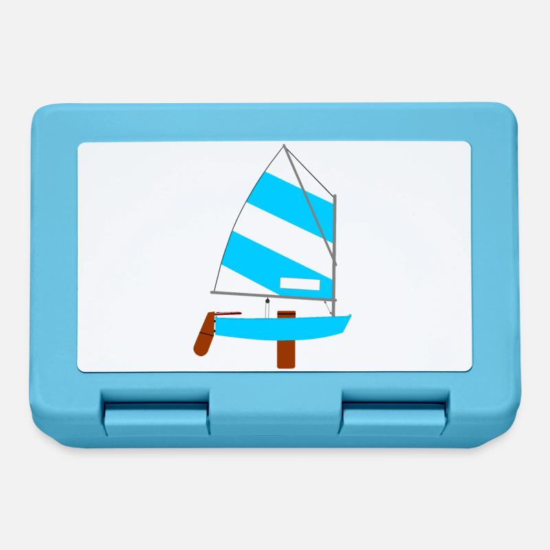 Sailing ship - Lunchbox - sapphire blue