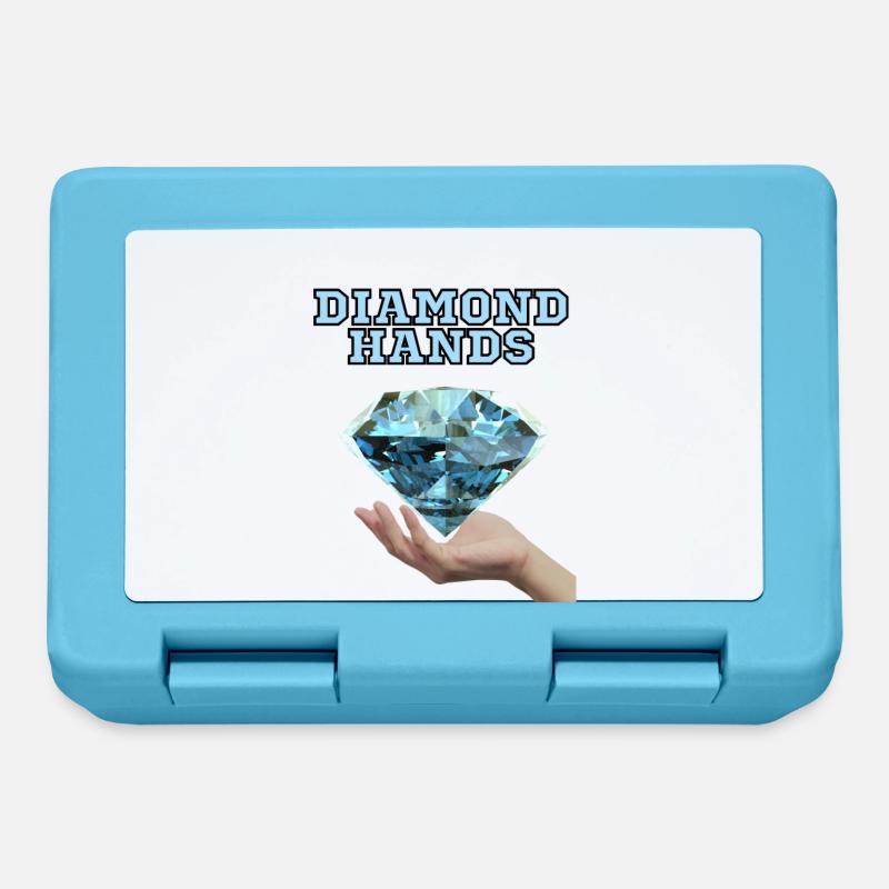 Diamond Hands - Brotdose - Saphirblau