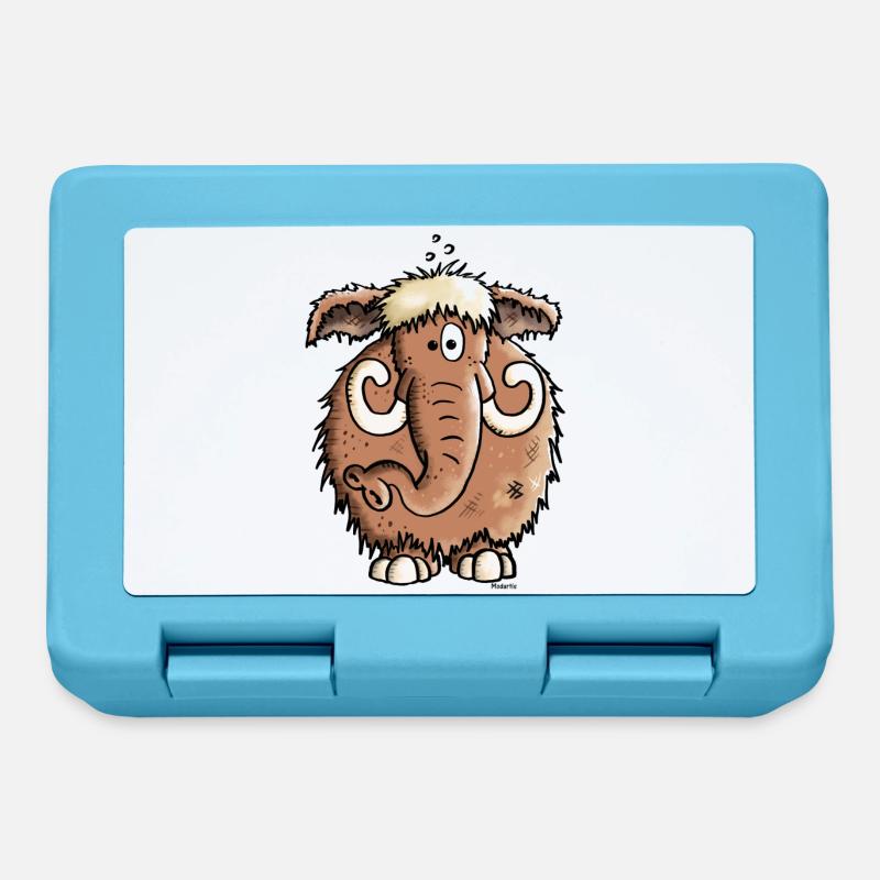 Géant Mammoth - Eléphant - Boîte à goûter - bleu saphir