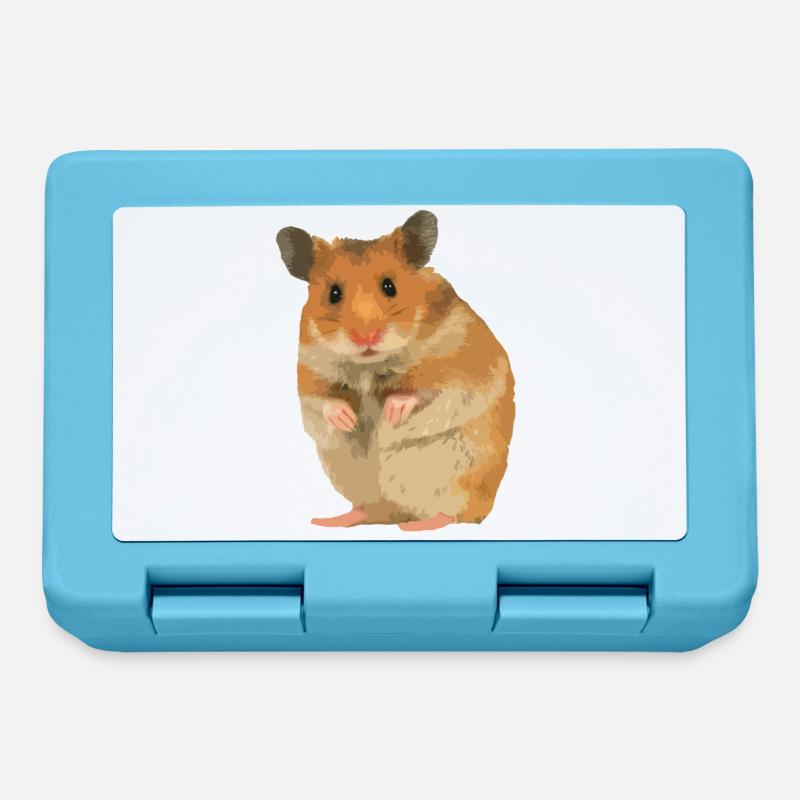 Hamster - Brotdose - Saphirblau