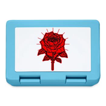 Épines de fleur de rose - Boîte à goûter - bleu saphir - Devant