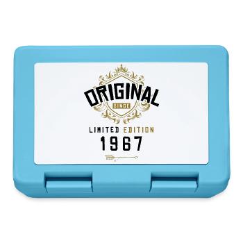 1967 limited edition Geburtstag - Brotdose - Saphirblau - Vorne