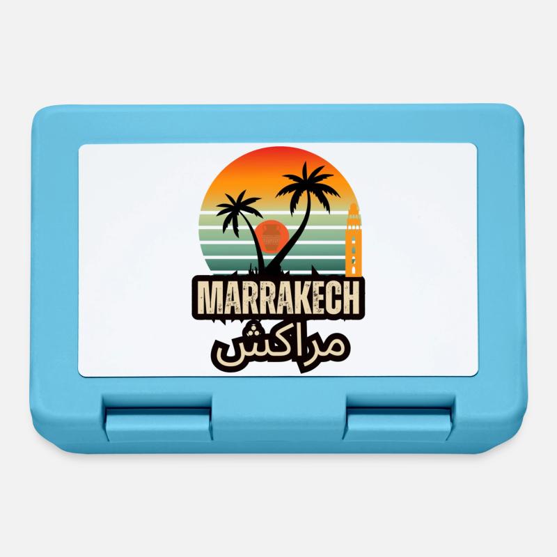 Marrakech | مراكش - Boîte à goûter - bleu saphir