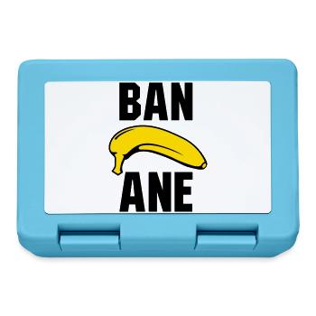 Banane - Brotdose - Saphirblau - Vorne