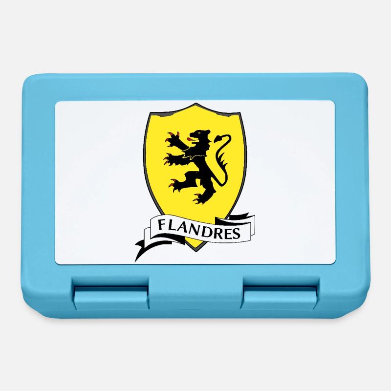 Flandres - Boîte à goûter - bleu saphir