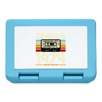 Original 1974 Limited Edition Cassette - Boîte à goûter - bleu saphir - Devant