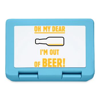 Oh My Dear – I’m Out Of Beer! (Ale Lager / NEG 3C) - Lunchbox - sapphire blue - Front