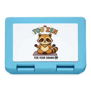 To Zen for your drama raccoon - Lunchbox - sapphire blue - Front