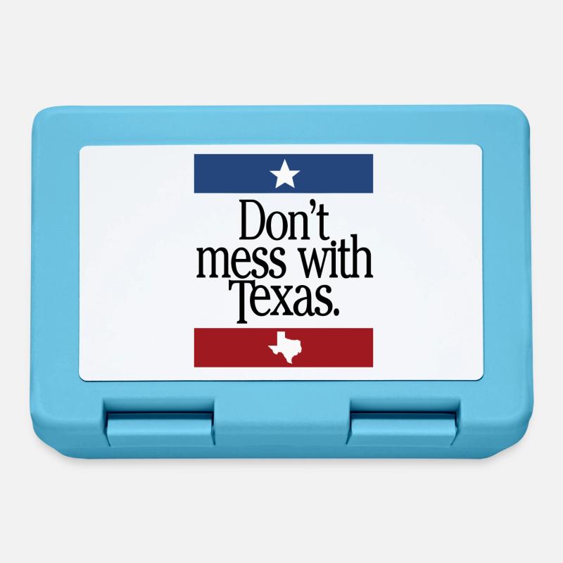 Don't Mess With Texas - Brotdose - Saphirblau