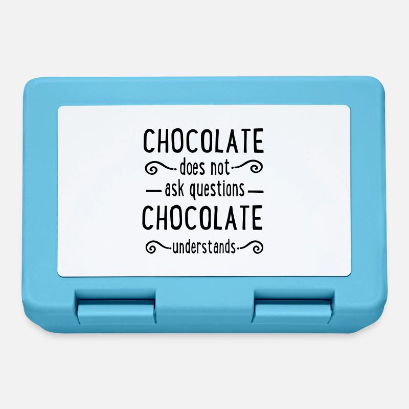 chocolate - Brotdose - Saphirblau