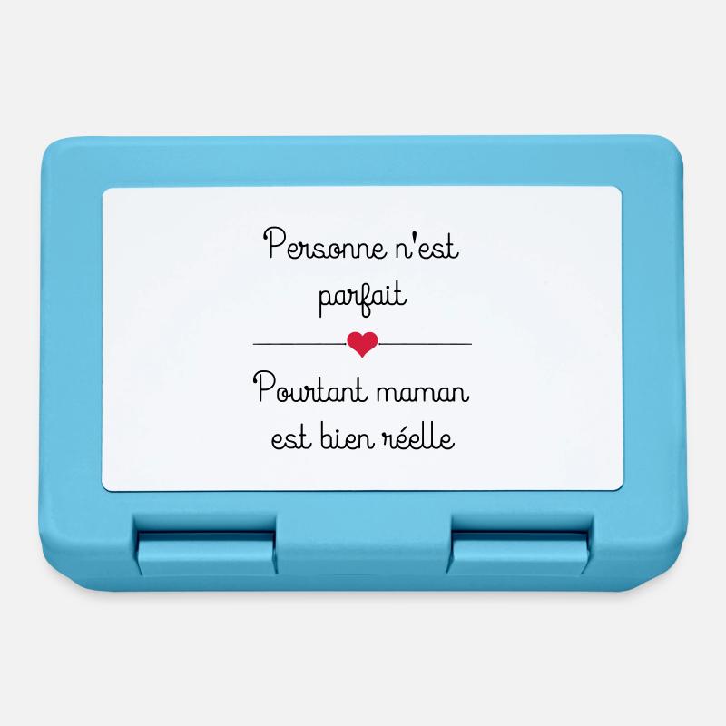 maman - Boîte à goûter - bleu saphir