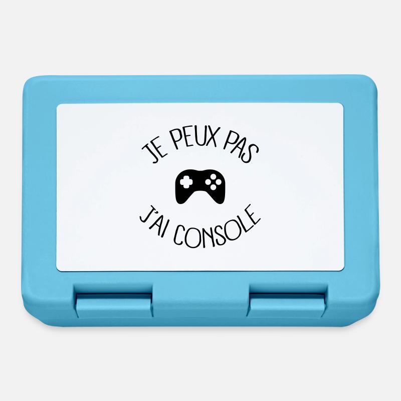 Je peux pas j'ai Console - Boîte à goûter - bleu saphir
