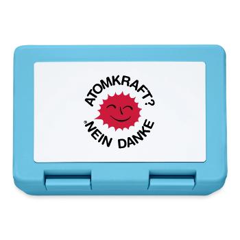 Nuclear power? No thank you! Logo smiling sun - Lunchbox - sapphire blue - Front